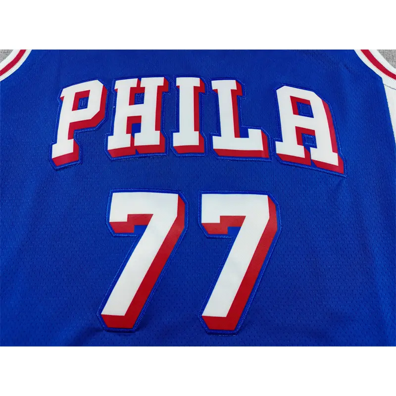 Camiseta VJ-Edgecombe #77 Philadelphia 76ers Azul