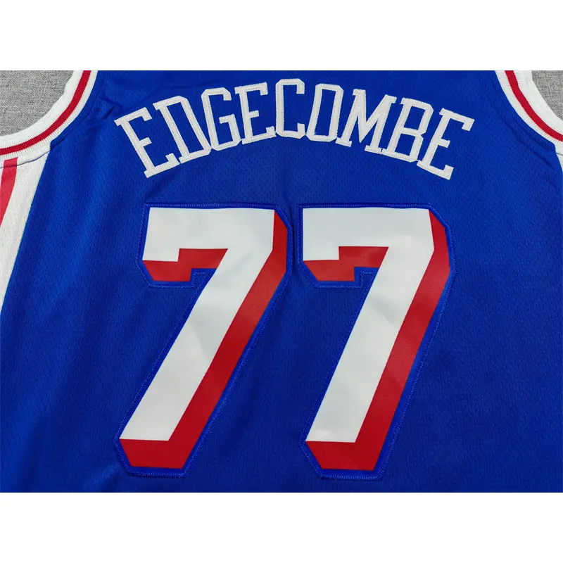 Camiseta VJ-Edgecombe #77 Philadelphia 76ers Azul