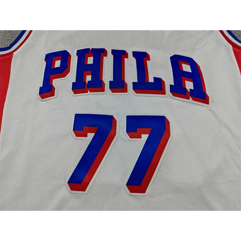 Camiseta VJ-Edgecombe #77 Philadelphia 76ers Blanco