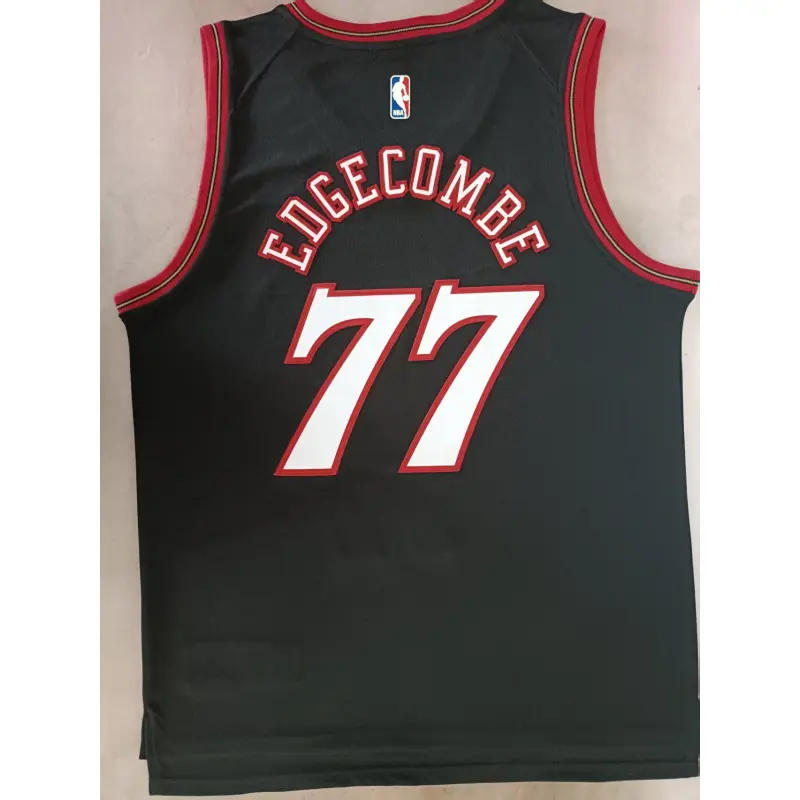 Camiseta VJ-Edgecombe #77 Philadelphia 76ers Negro City Edition