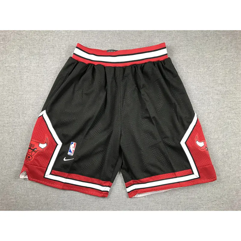 Pantalón Corto Chicago Bulls Negro/Rojo Retro