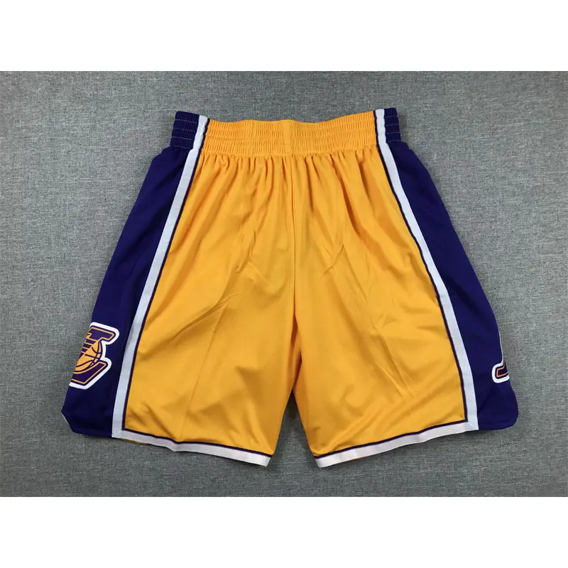 Pantalón Corto Los Angeles Lakers 2026 Amarillo