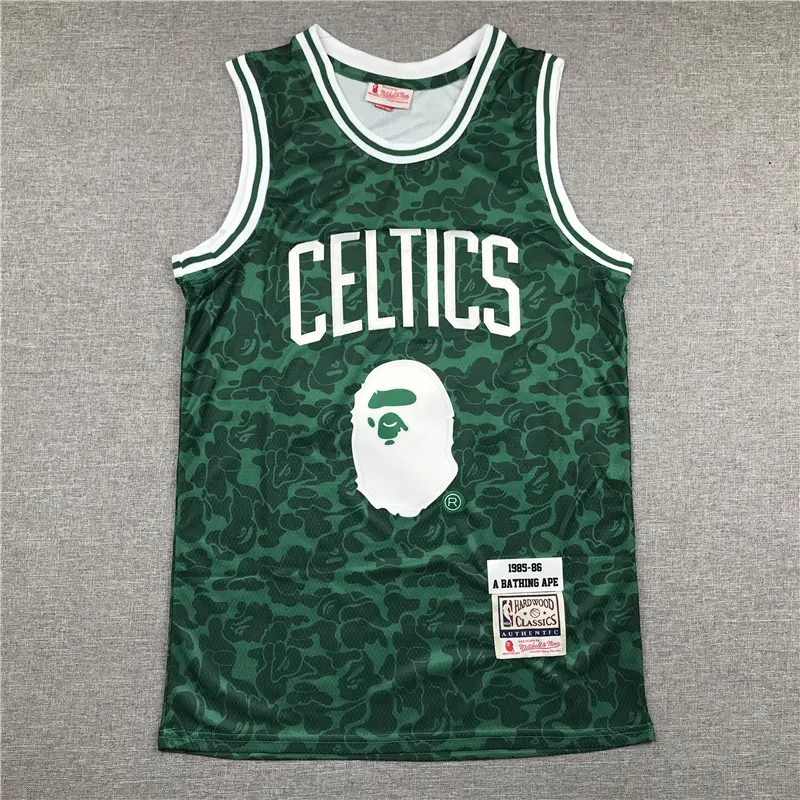 Camiseta Bape #93 Boston Celtics 1985/86 Verde