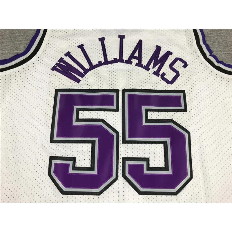 Camiseta Jason Williams #55 Sacramento Kings 1998/99 Blanco Icon Clásico