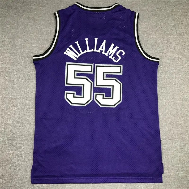 Camiseta Jason Williams #55 Sacramento Kings 1998/99 Morado Icon Clásico