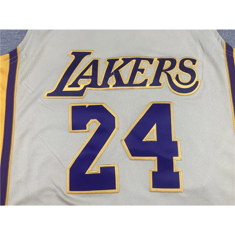 Camiseta Kobe Bryant #24 Los Angeles Lakers 2008/09 Beige/Amarillo