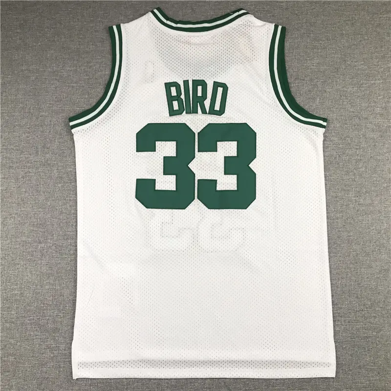 Camiseta Larry Bird #33 Boston Celtics 1985/86 Blanco Icon Clásico