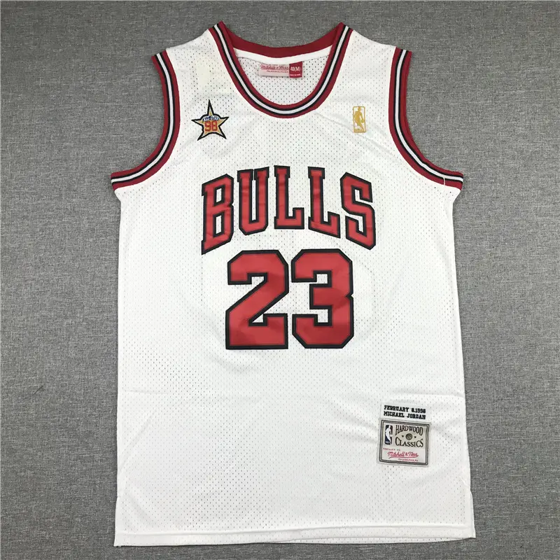 Camiseta Michael Jordan #23 All Star 1998 Blanco