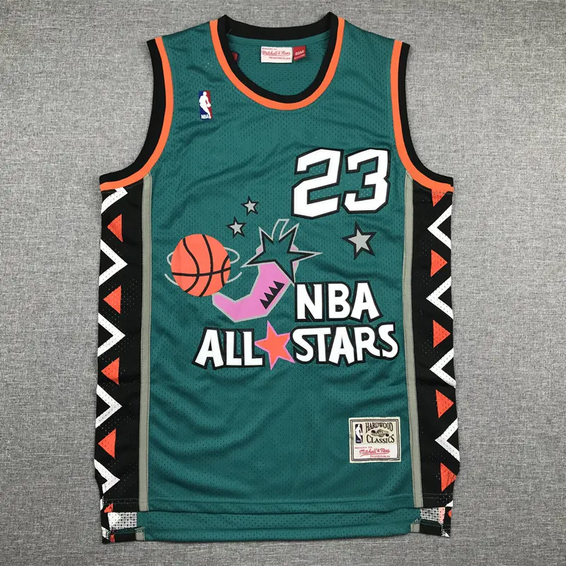 Camiseta Michael Jordan #23 All-Star Verde Retro