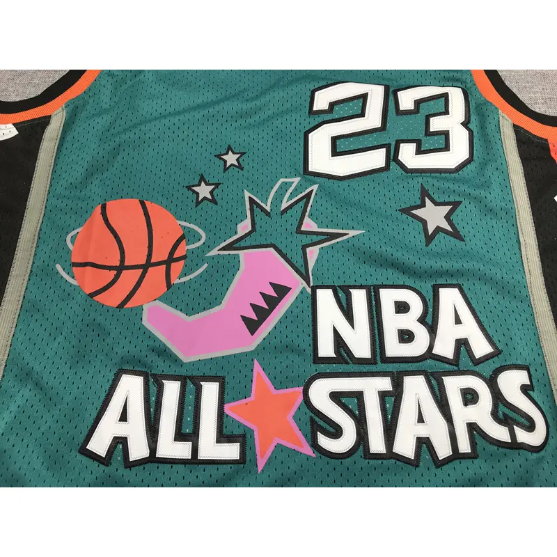 Camiseta Michael Jordan #23 All-Star Verde Retro