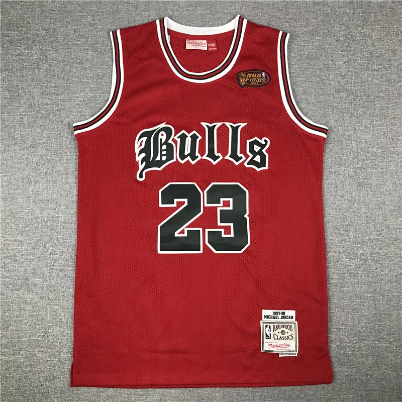 Camiseta Michael Jordan #23 Chicago Bulls 1997/98 Rojo Retro