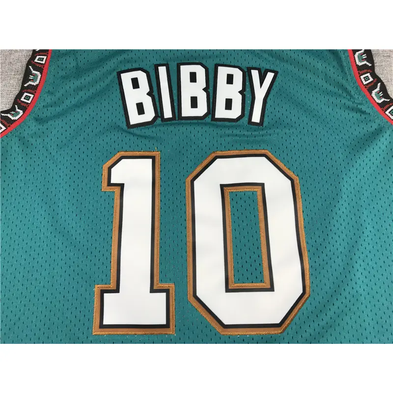 Camiseta Mike Bibby #10 Memphis Grizzlies 1998/99 Verde Icon Clásico