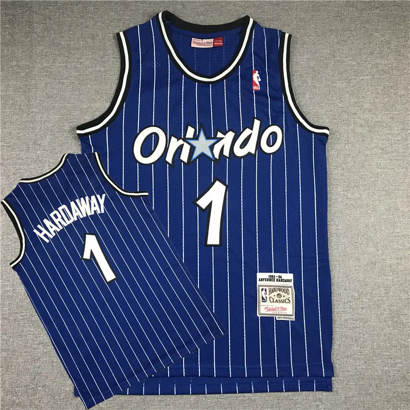Camiseta Penny Hardaway #1 Orlando Magic 1993/94 Azul Icon Clásico