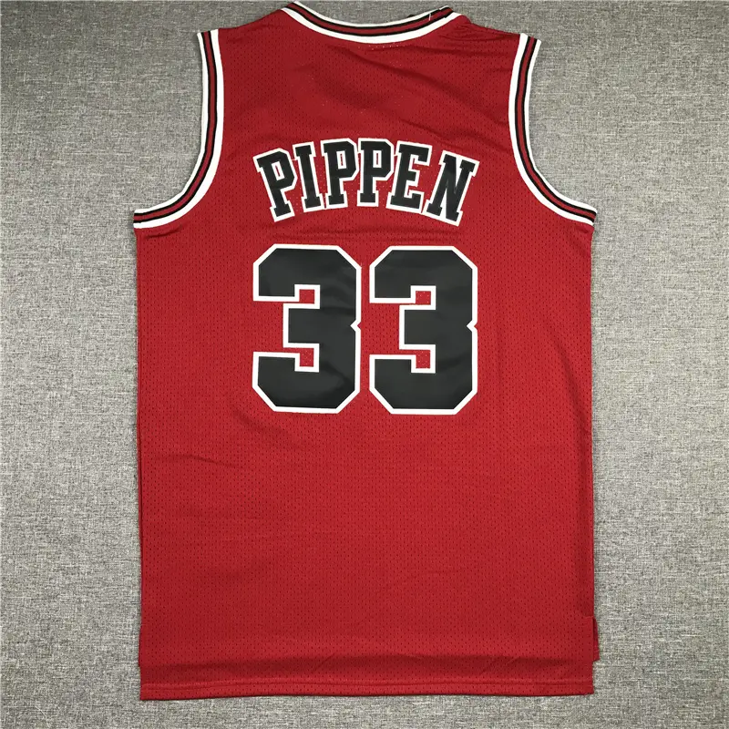 Camiseta Scottie Pippen #33 Chicago Bulls 1997/98 Rojo Icon Clásico