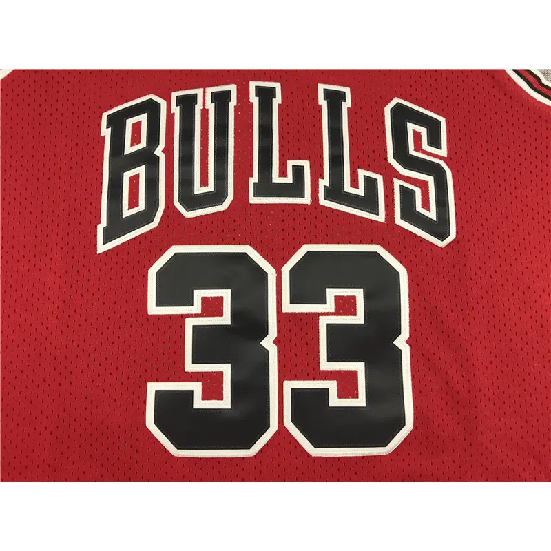 Camiseta Scottie Pippen #33 Chicago Bulls 1997/98 Rojo Icon Clásico