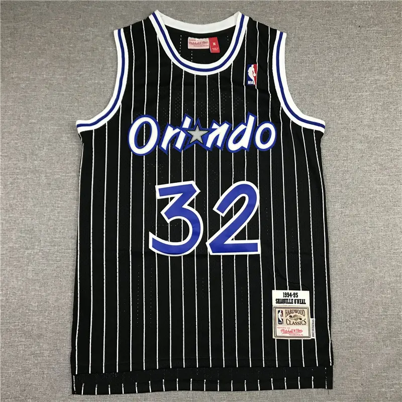 Camiseta Shaquille O’Neal #32 Orlando Magic 1994/95 Negro Icon Clásico