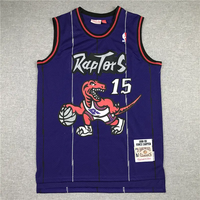 Camiseta Vince Carter #15 Toronto Raptors 1998/99 Jugadores NBA Retro