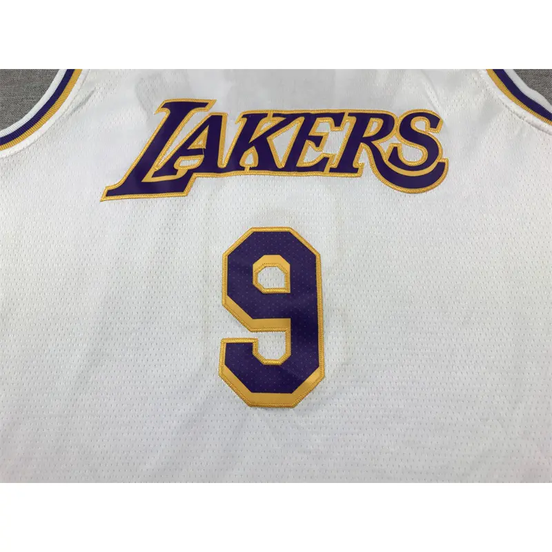 Camiseta Bronny James #9 Los Angeles Lakers Blanco