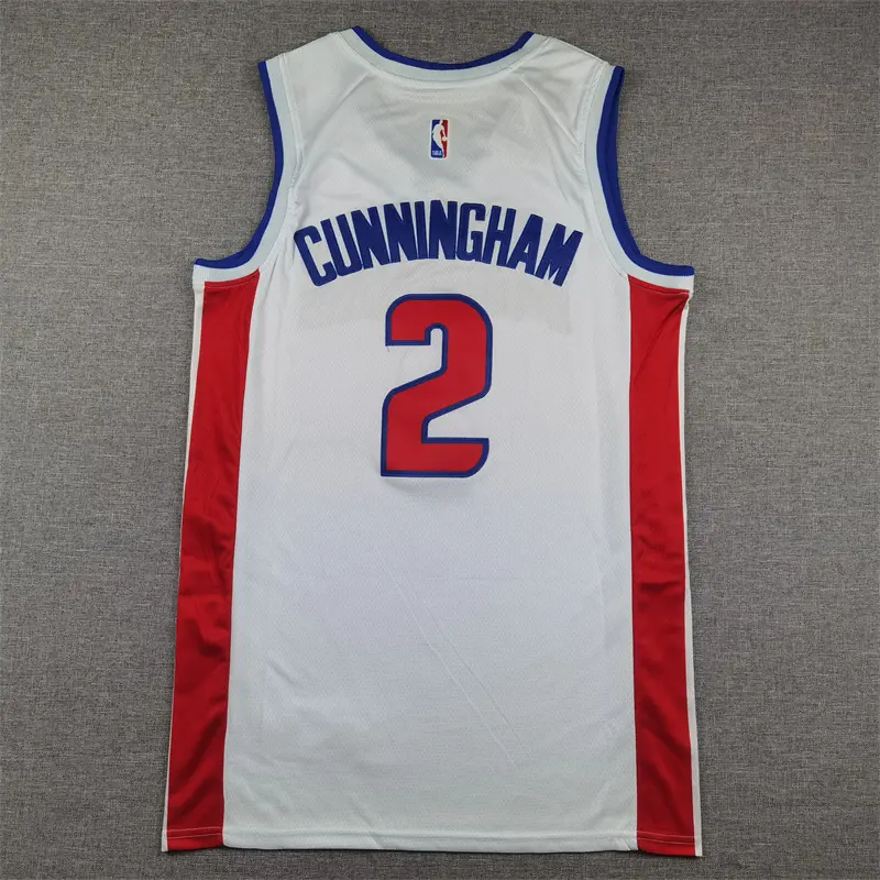 Camiseta Cade Cunningham #2 Detroit Pistons 2026 Blanco
