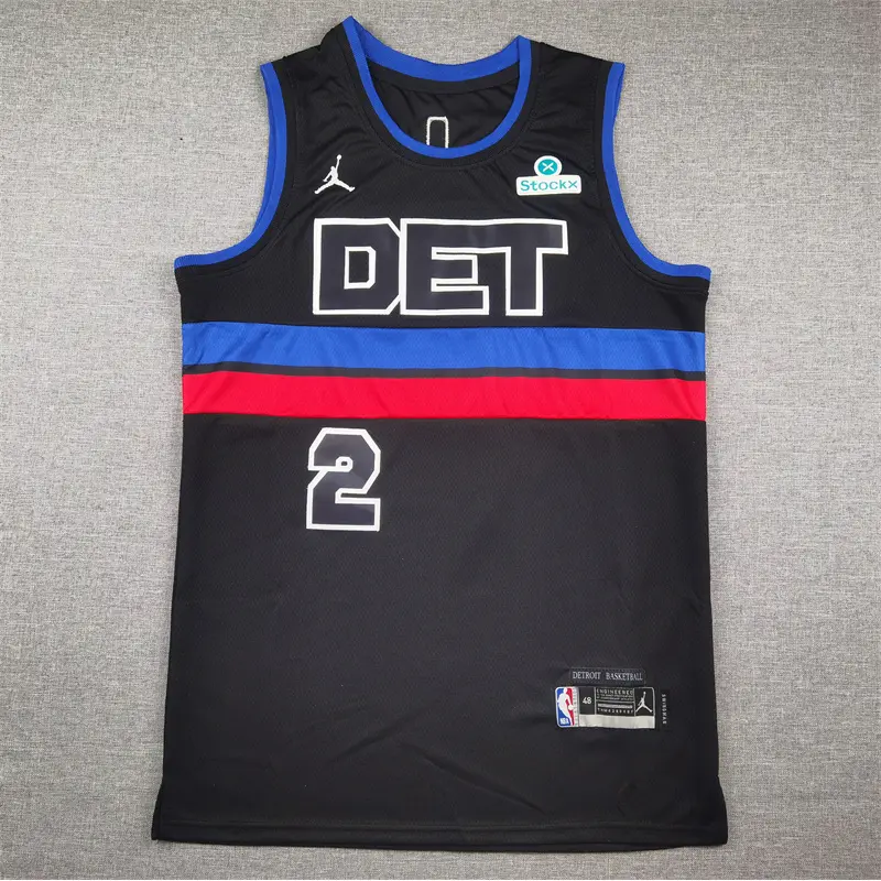 Camiseta Cade Cunningham #2 Detroit Pistons 2026 Negro Statement Edition