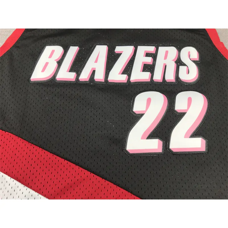 Camiseta Clyde Drexler #22 Portland Trail Blazers 1991/92 Negro