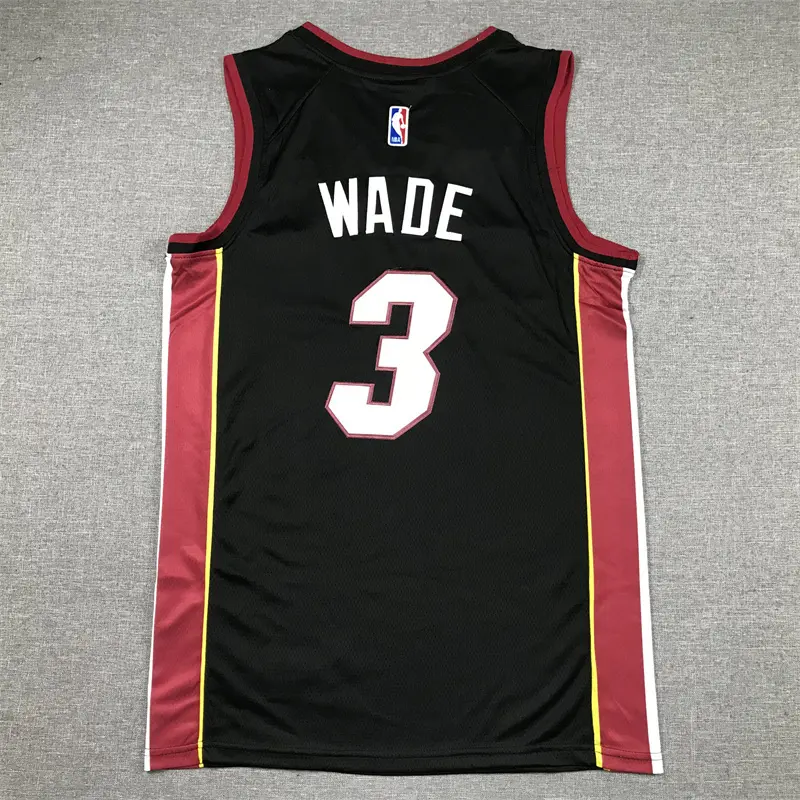 Camiseta Dwyane Wade #3 Miami Heat 2026 Negro