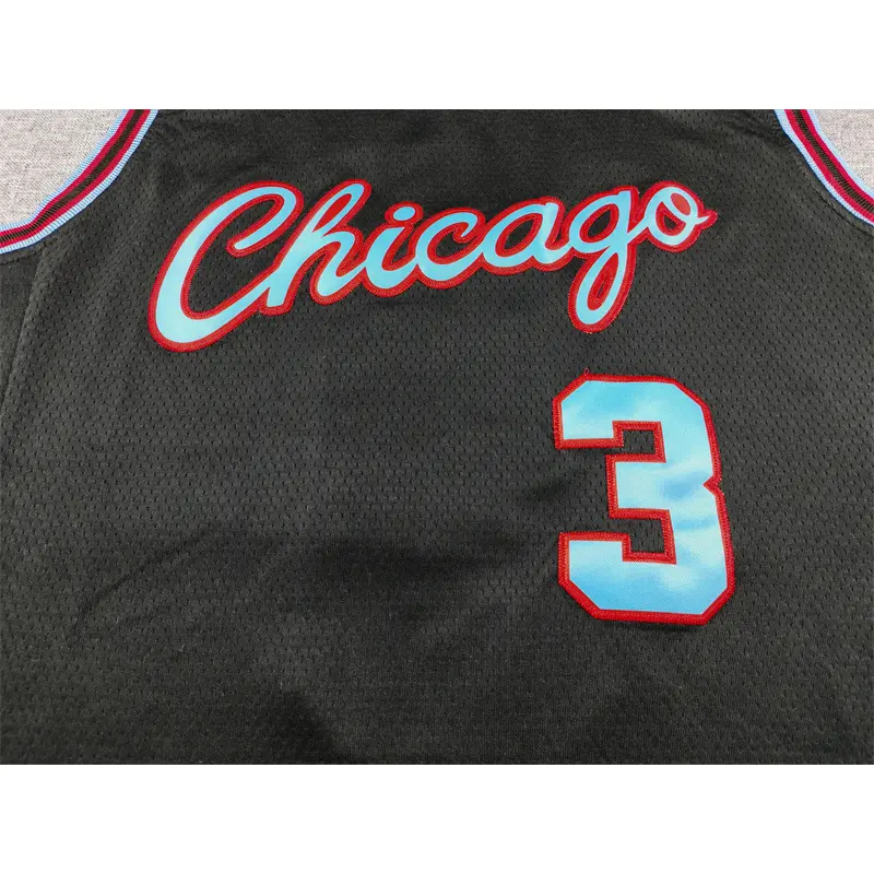 Camiseta Josh Giddey #3 Chicago Bulls 2026 Negro City Edition