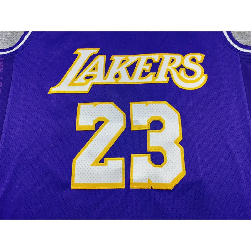 Camiseta Lebron James #23 Los Angeles Lakers 2026 Morado Statement Edition