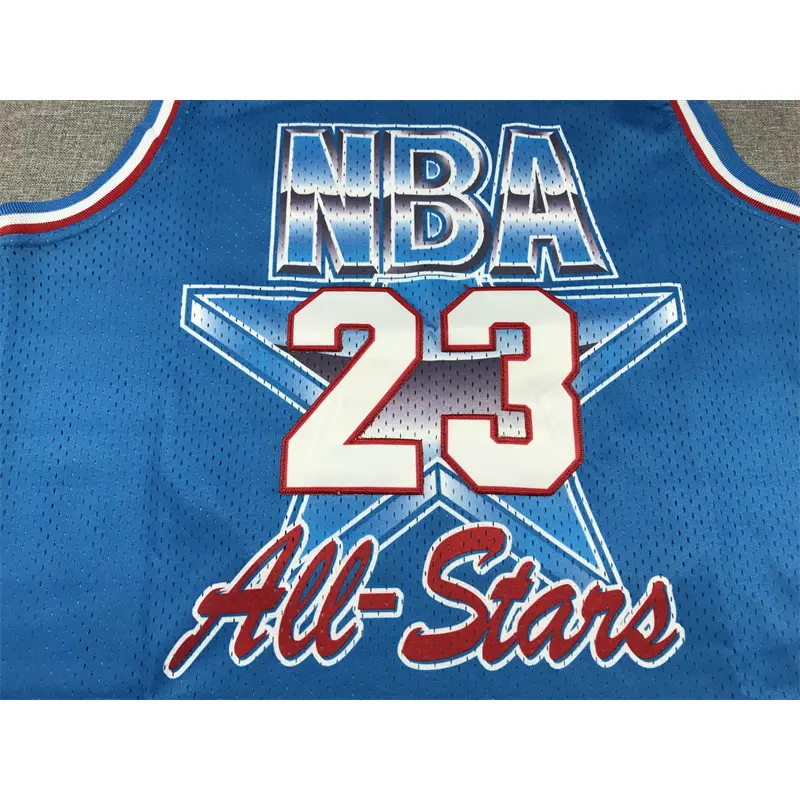 Camiseta Michael Jordan #23 All Star 1993 Azul Retro