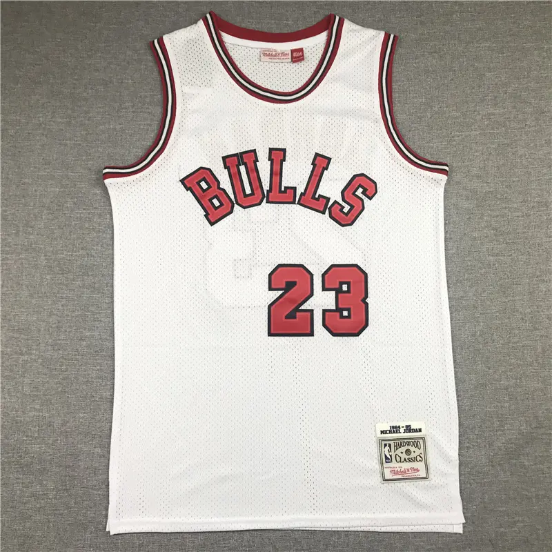 Camiseta Michael Jordan #23 Chicago Bulls 1994/95 Blanco Rookie Edition