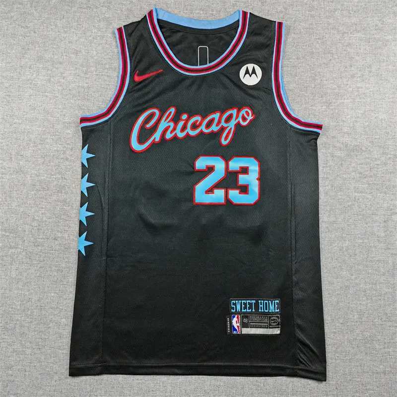 Camiseta Michael Jordan #23 Chicago Bulls 2026 Negro City Edition