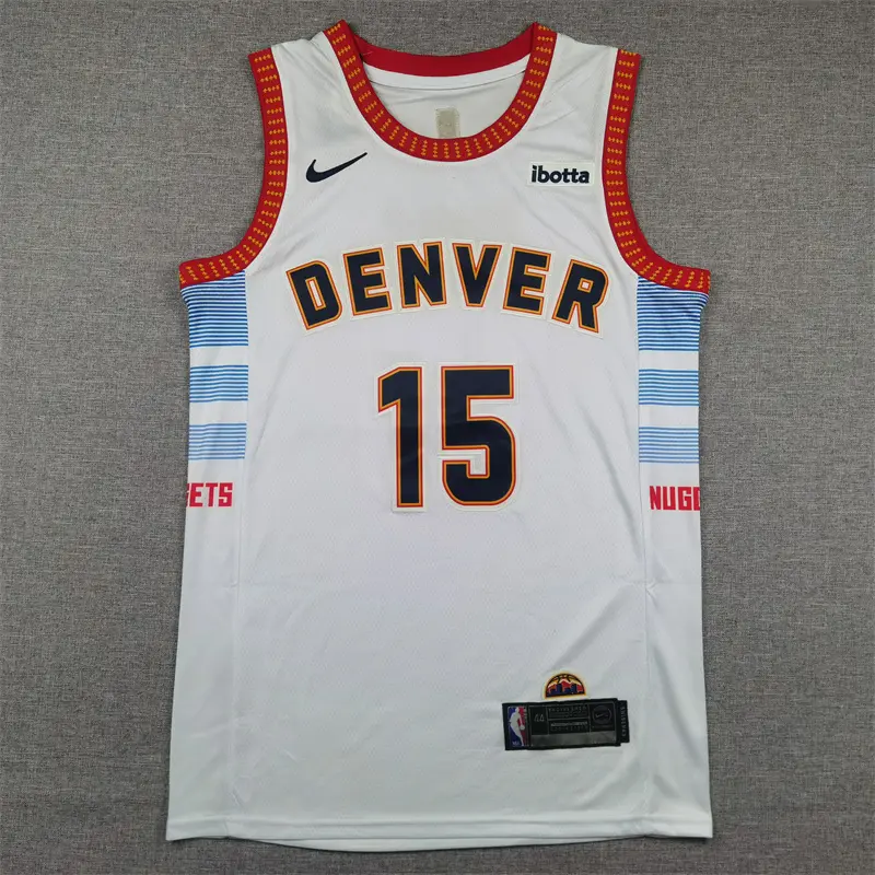 Camiseta Nikola Jokić #15 Denver Nuggets 2026 Blanco City Edition
