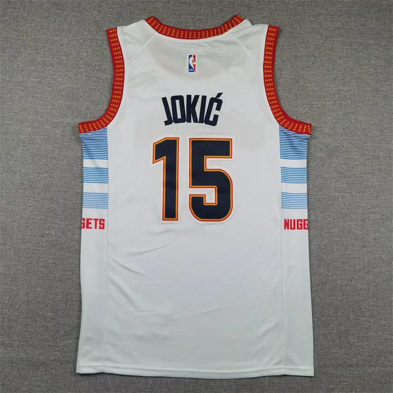 Camiseta Nikola Jokić #15 Denver Nuggets 2026 Blanco City Edition