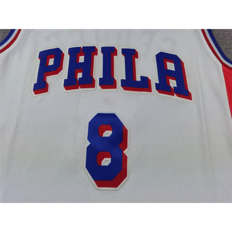 Camiseta Paul George #8 Philadelphia 76ers Blanco