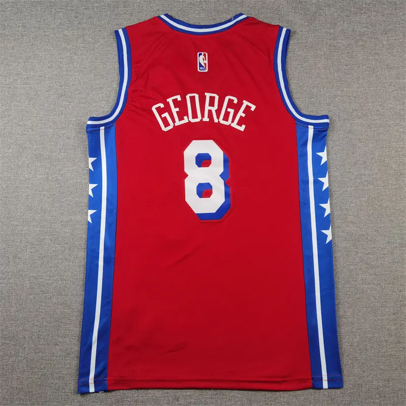 Camiseta Paul George #8 Philadelphia 76ers 2026 Rojo