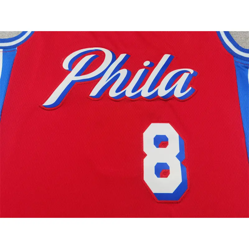 Camiseta Paul George #8 Philadelphia 76ers 2026 Rojo