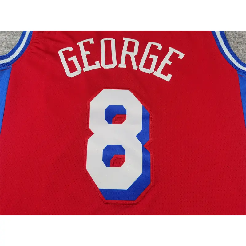 Camiseta Paul George #8 Philadelphia 76ers 2026 Rojo