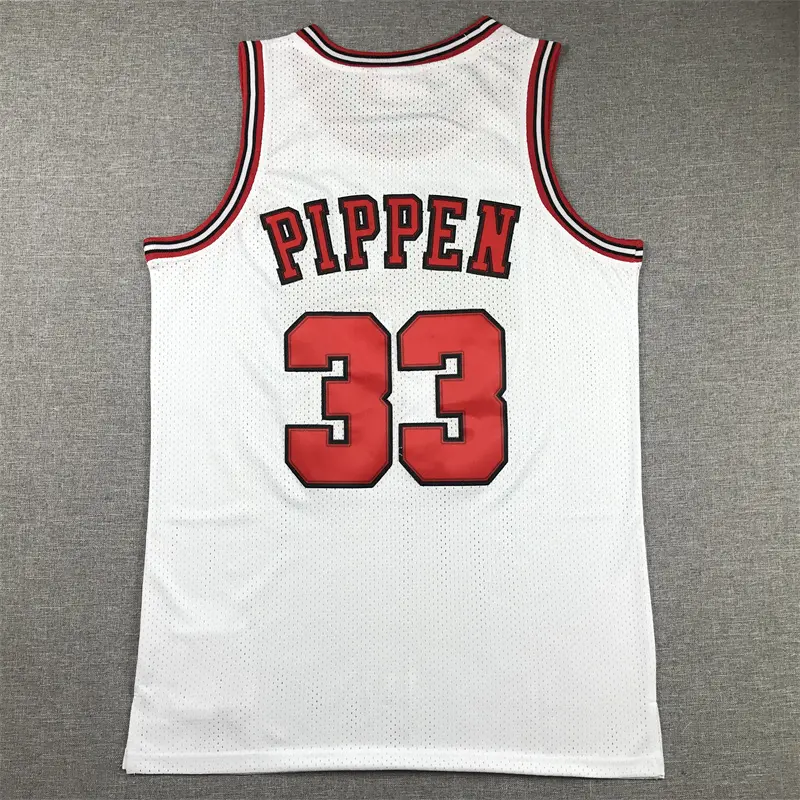 Camiseta Scottie Pippen #33 Chicago Bulls 1997/98 Blanco Edición Final