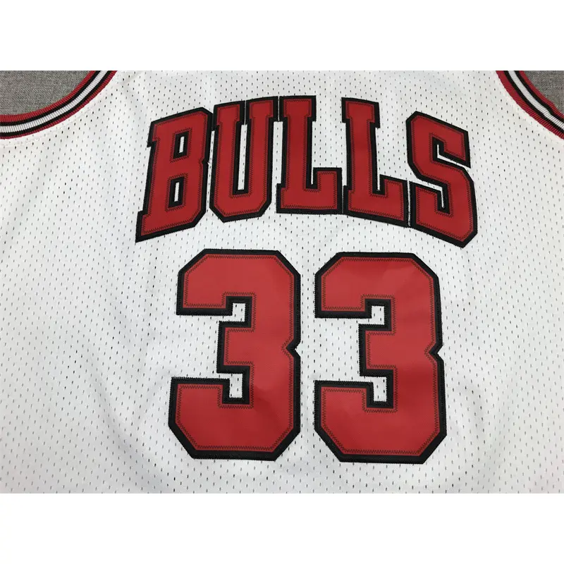 Camiseta Scottie Pippen #33 Chicago Bulls 1997/98 Blanco Edición Final