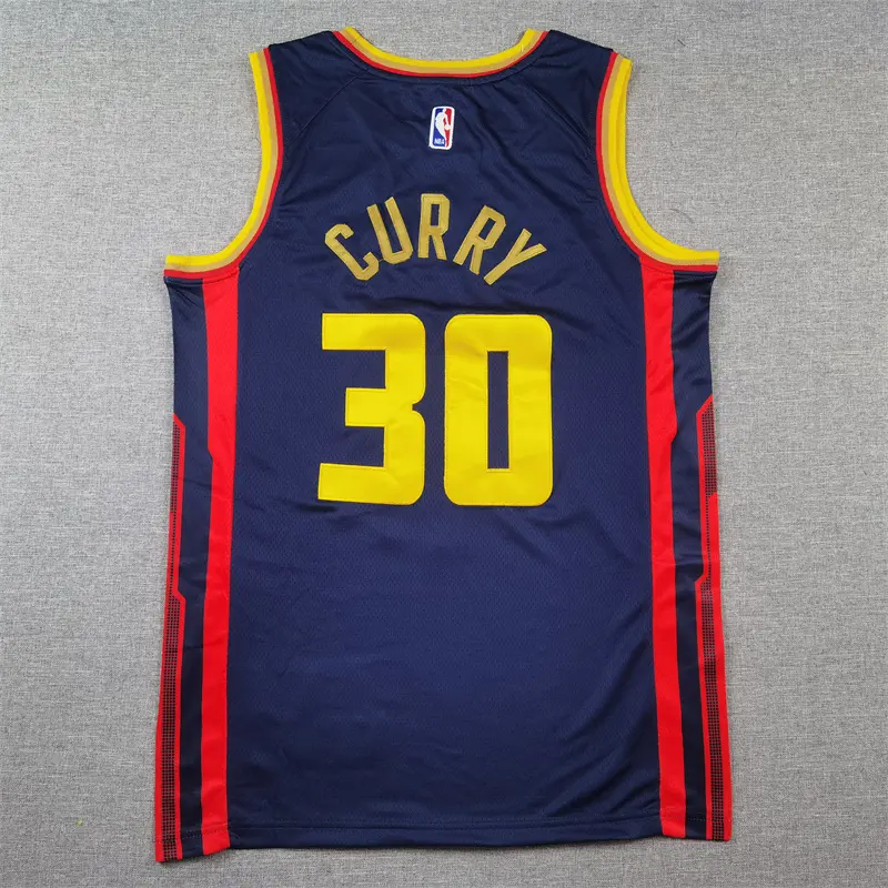 Camiseta Stephen Curry #30 Golden State Warriors 2025/26 Azul Oscuro City Edition