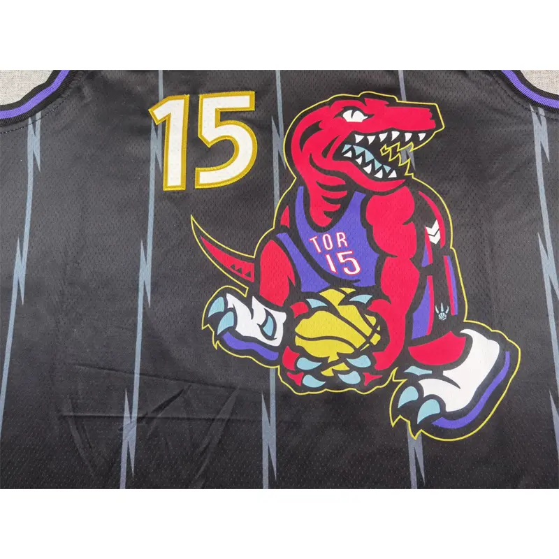 Camiseta Vince Carter #15 Toronto Raptors 2026 Negro City Edition Icon Nuevo Anuncio