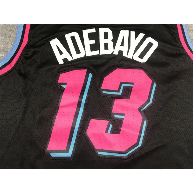 Camiseta Bam Adebayo #13 Miami Heat 2026 Negro City Edition