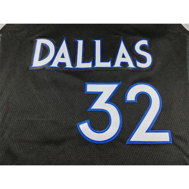 Camiseta Cooper Flagg #32 Dallas Mavericks 2026 Negro/Azul City Edition