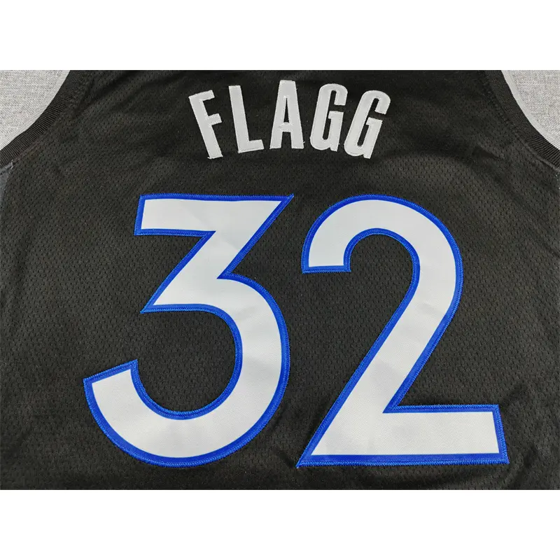 Camiseta Cooper Flagg #32 Dallas Mavericks 2026 Negro/Azul City Edition