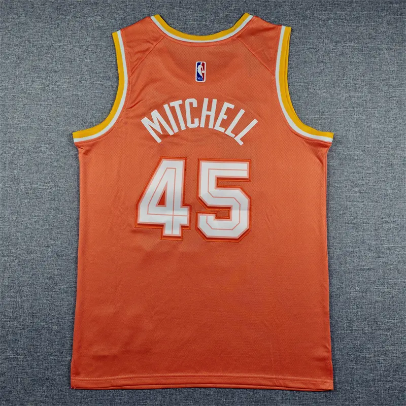 Camiseta Donovan Mitchell #45 Cleveland Cavaliers 2026 Naranja City Edition