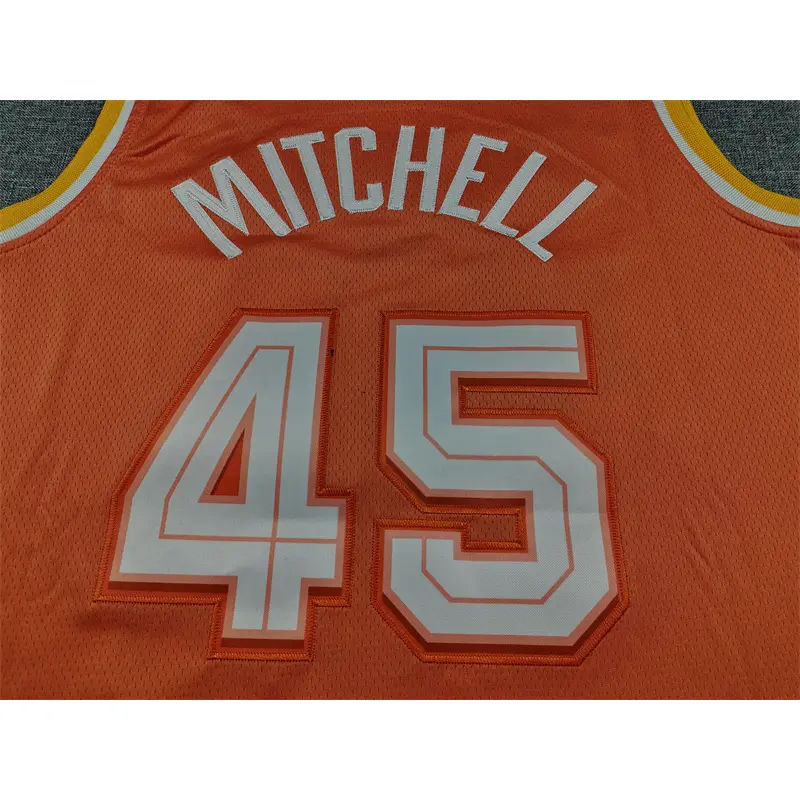 Camiseta Donovan Mitchell #45 Cleveland Cavaliers 2026 Naranja City Edition
