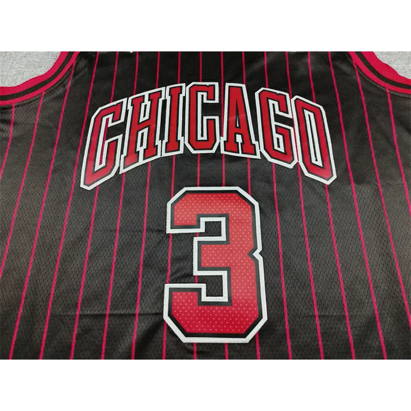 Camiseta Josh Giddey #3 Chicago Bulls 2026 Negro Con Rayas Statement Edition