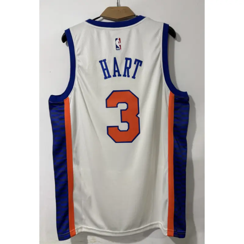 Camiseta Josh Hart #3 New York Knicks 2026 Beige City Edition