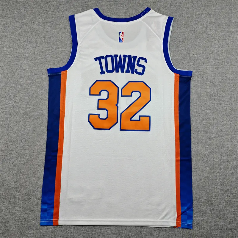Camiseta Karl-Anthony Towns #32 New York Knicks 2026 Blanco City Edition