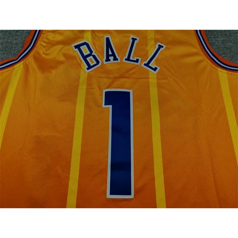 Camiseta LaMelo Ball #1 Charlotte Hornets 2026 Naranja/Amarillo City Edition